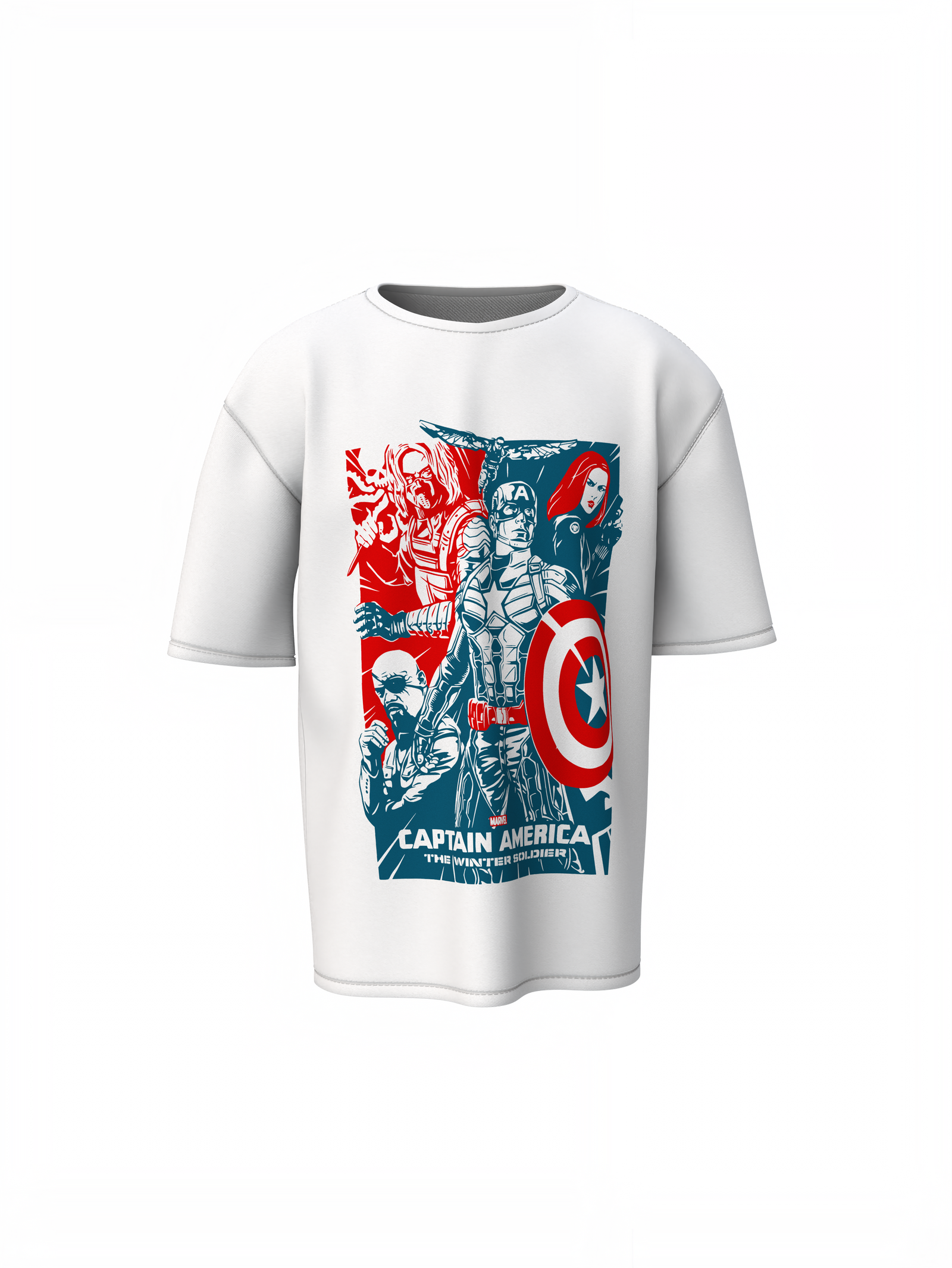 Winter Soldier Oversized T-Shirts