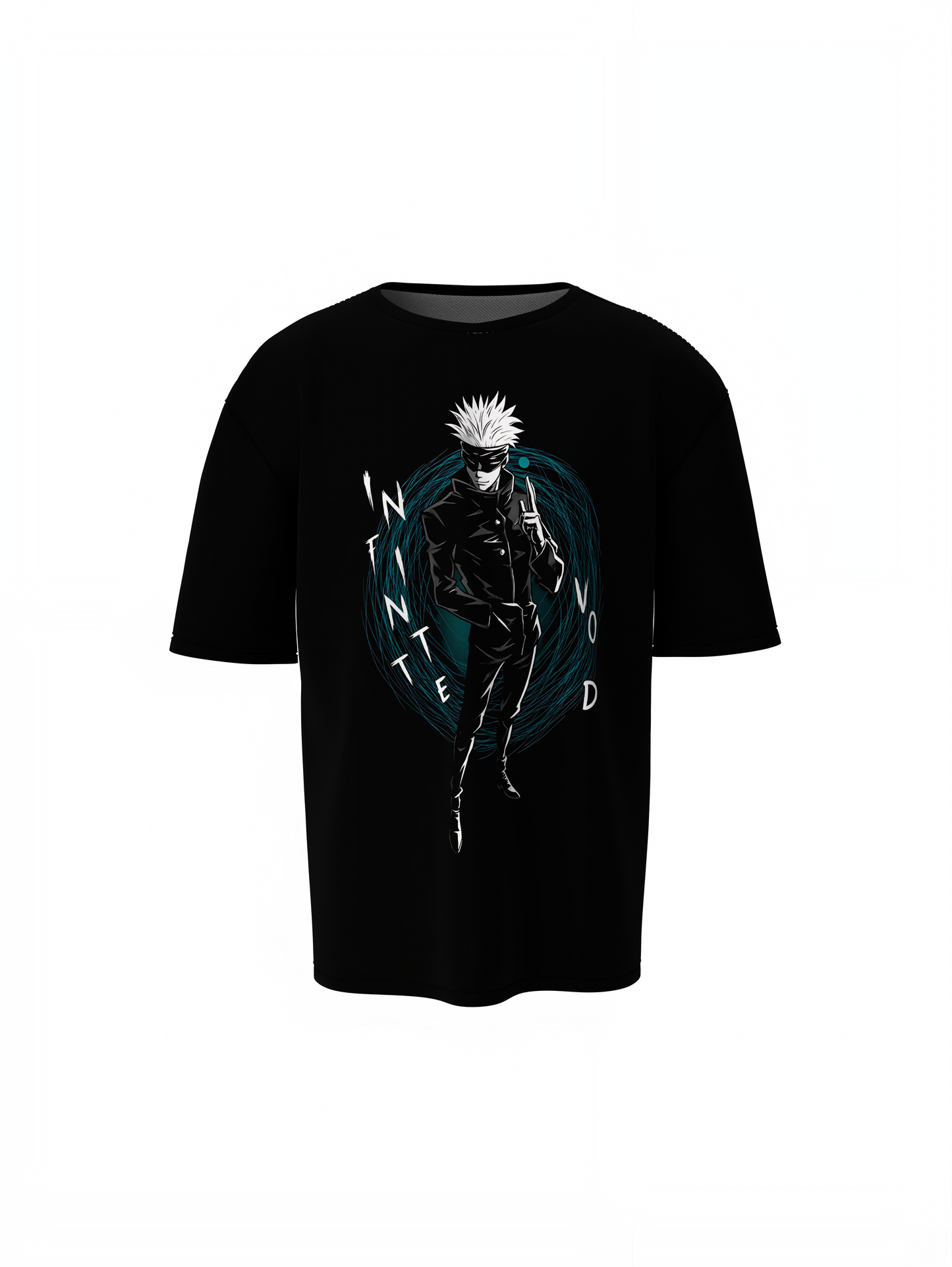 Unlimited Void Oversized T-Shirts for Anime Streetwear Styles