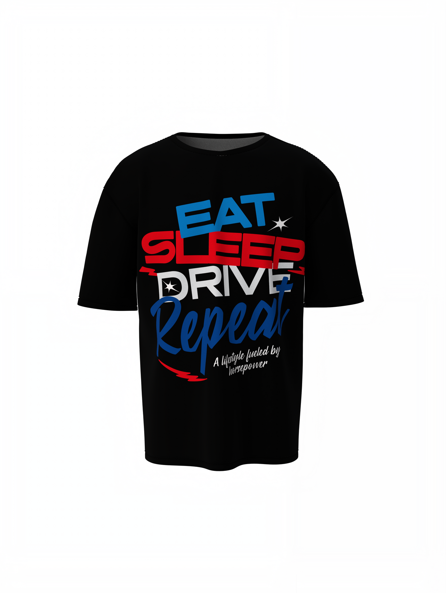 Eat Sleep Drive Oversized T-Shirts