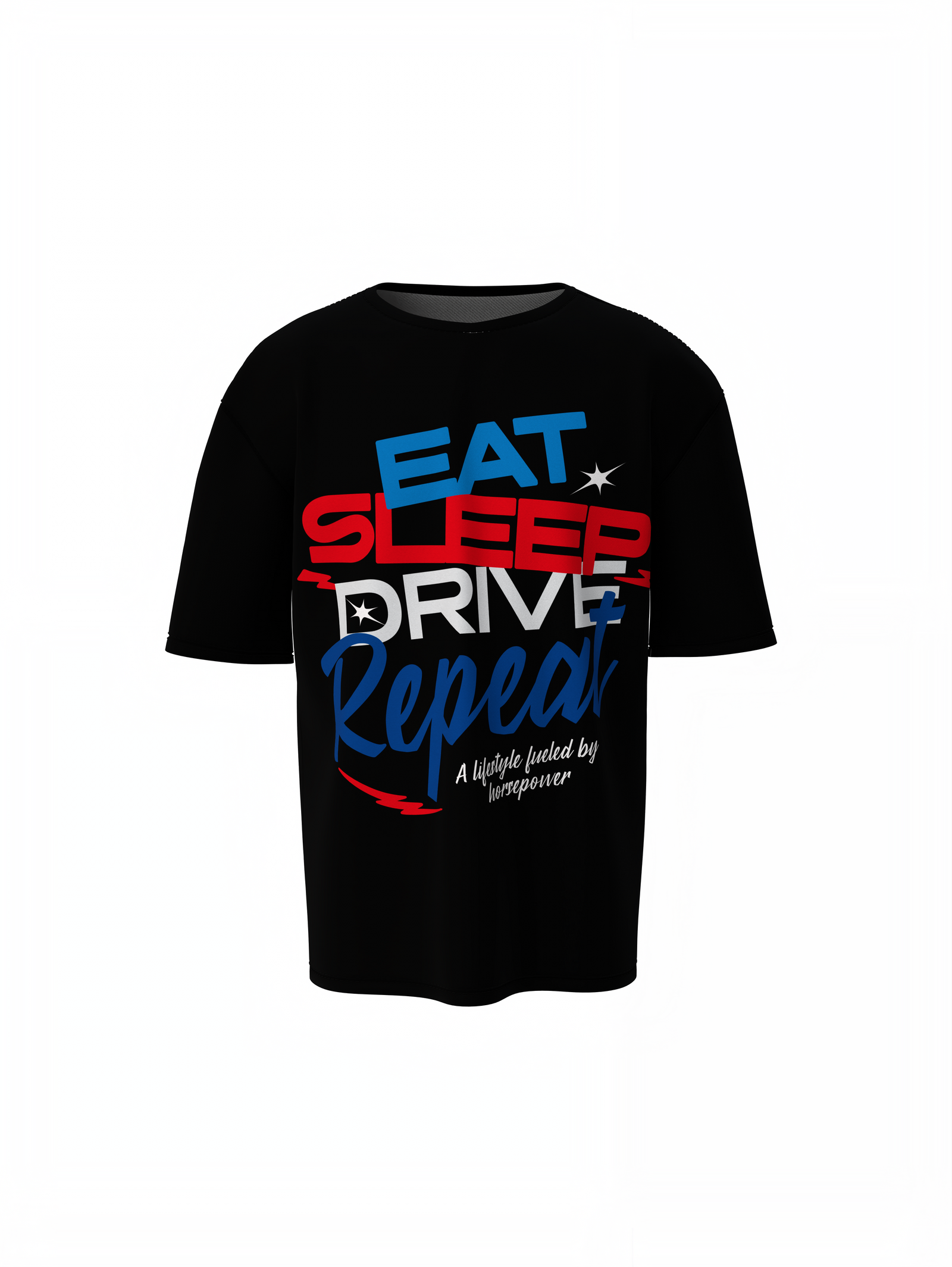 Eat Sleep Drive Oversized T-Shirts