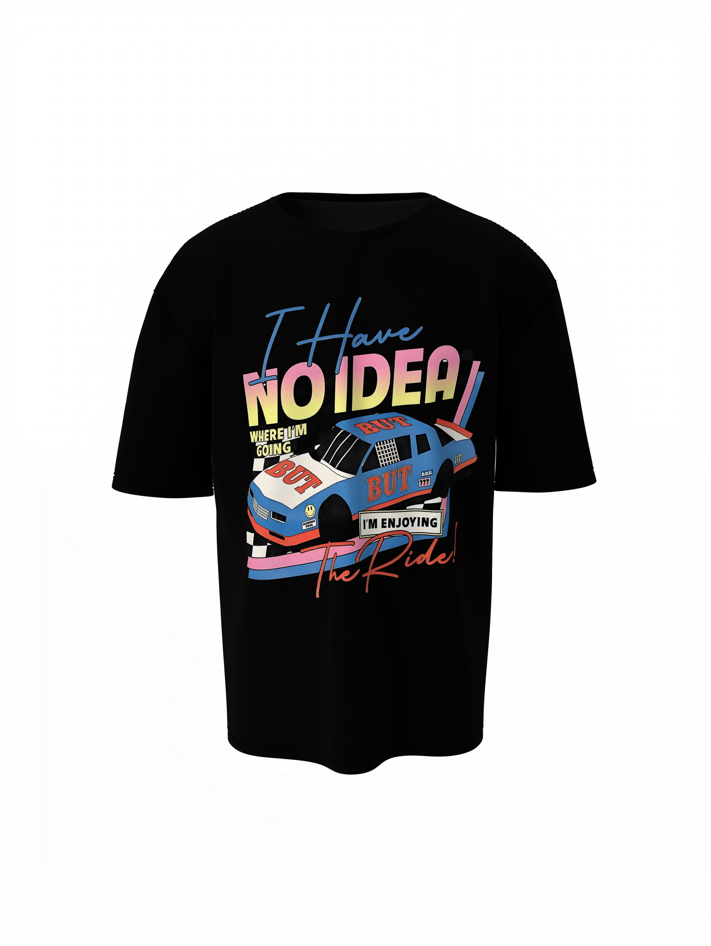 No Idea Oversized T-Shirts – Funny Minimal Streetwear