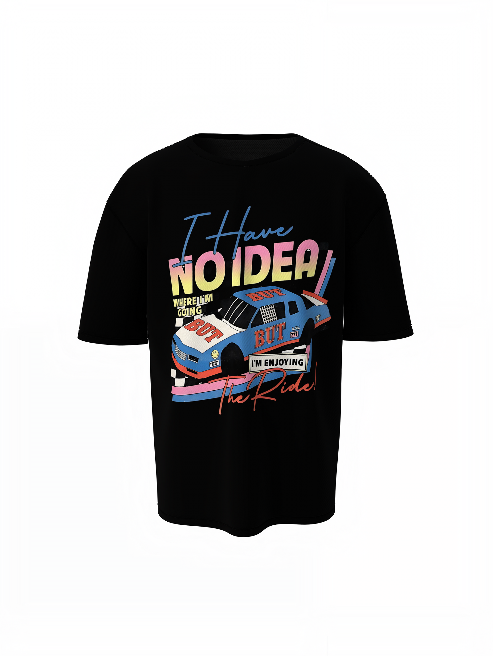 No Idea Oversized T-Shirts – Funny Minimal Streetwear