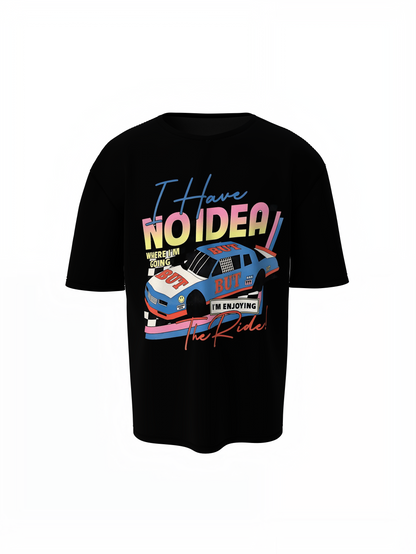 No Idea Oversized T-Shirts – Funny Minimal Streetwear