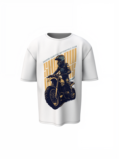 Shadow Biker Oversized T-Shirts – Dark Bold Streetwear Style
