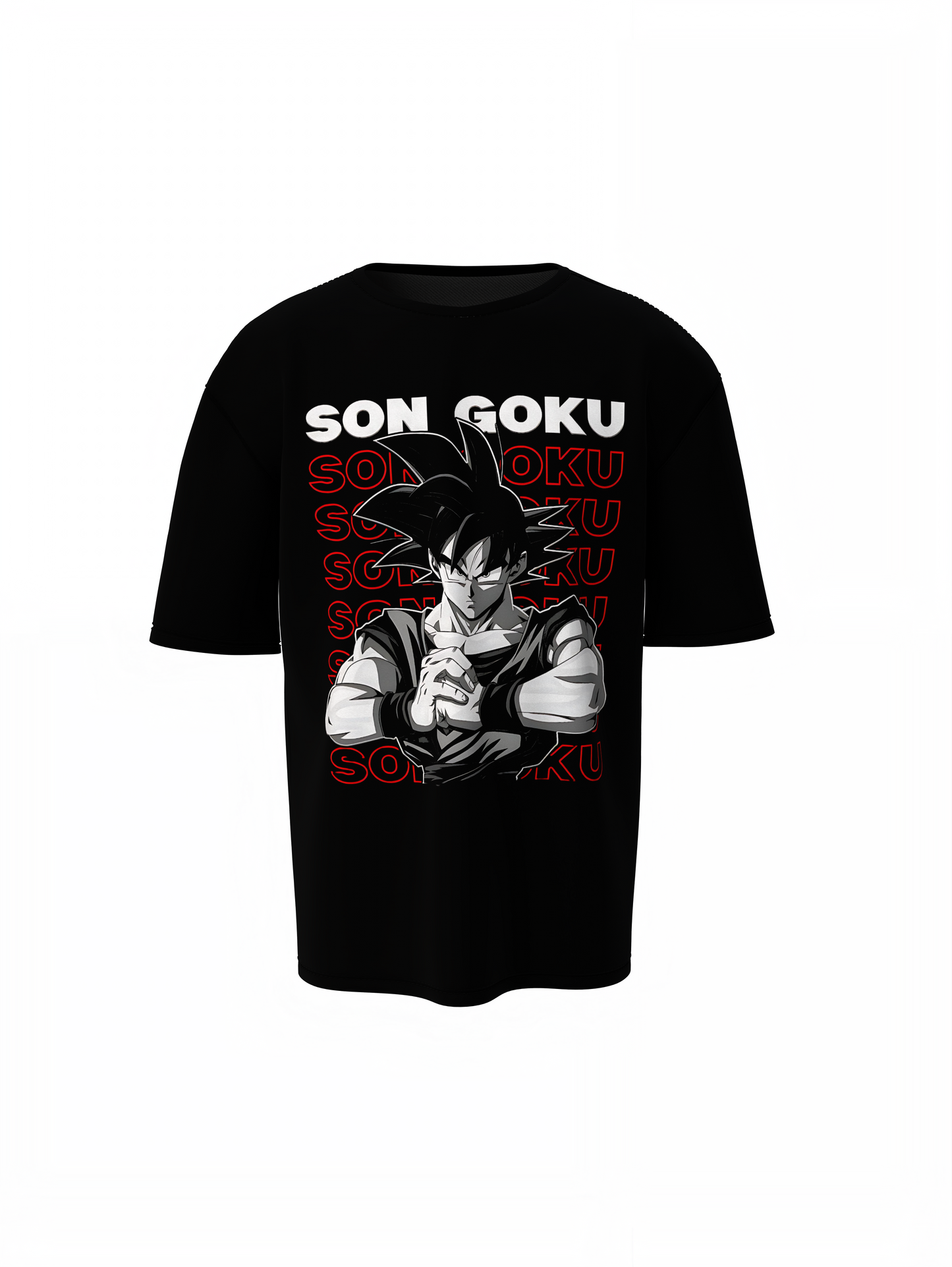 Goku Anime Graphic Oversized T-Shirt Saiyan T-Shirt for Fans