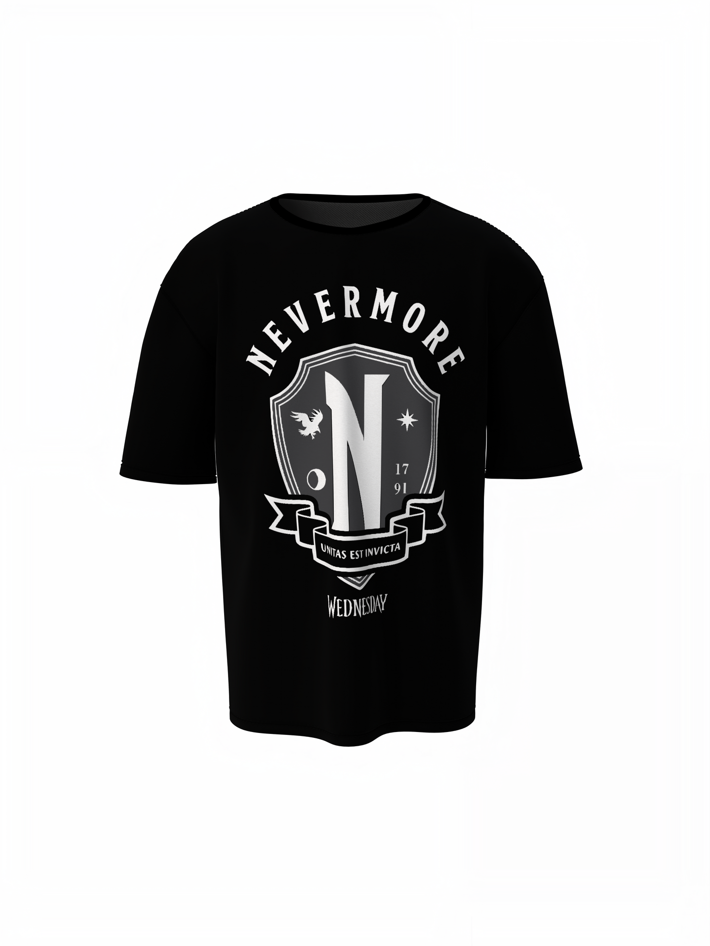Nevermore 1791 Oversized T-Shirt Unisex Streetwear Tee