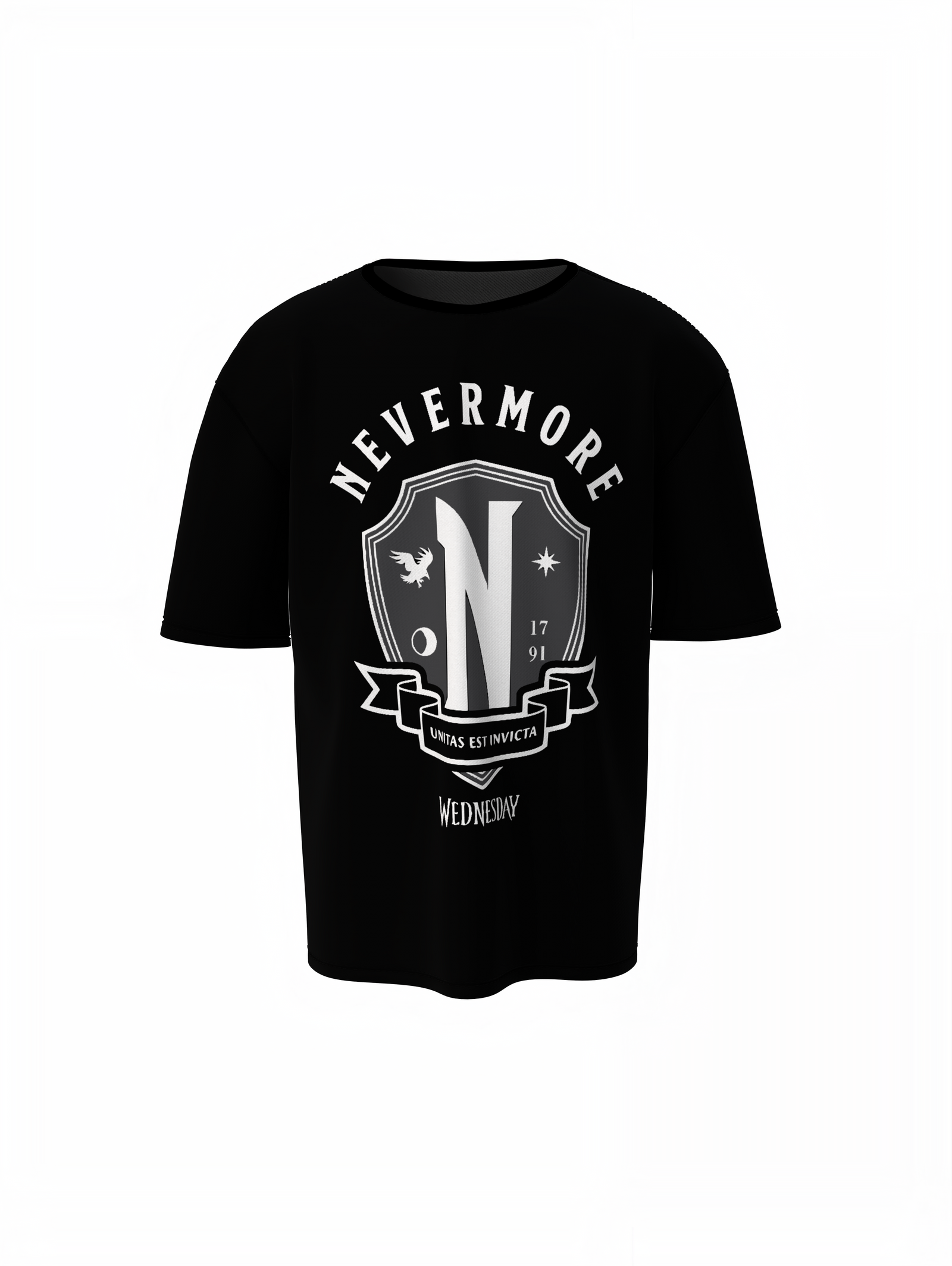 Nevermore 1791 Oversized T-Shirt Unisex Streetwear Tee