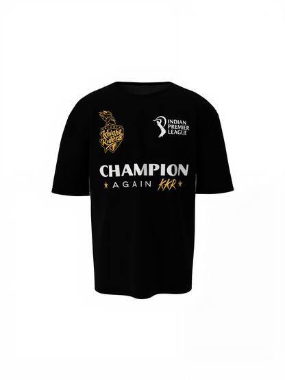 KKR Champions Oversized T-Shirts