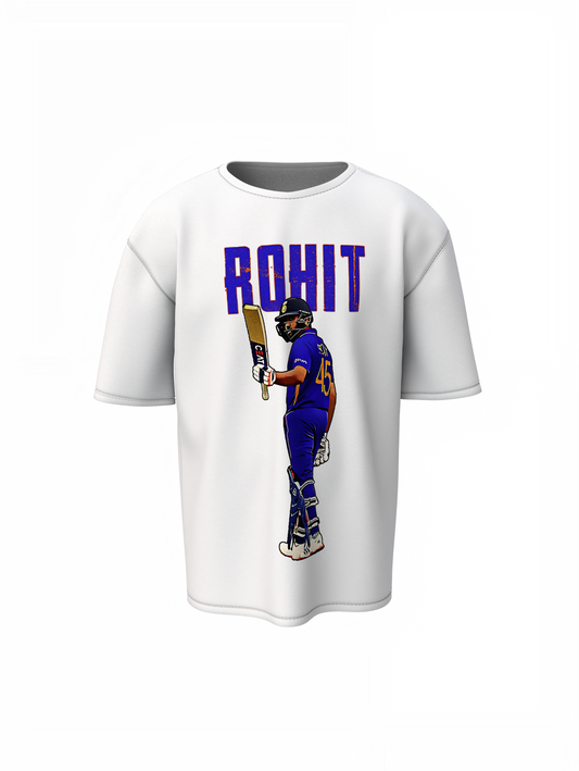 Rohit India Oversized T-Shirts for Cricket Fan Street Style