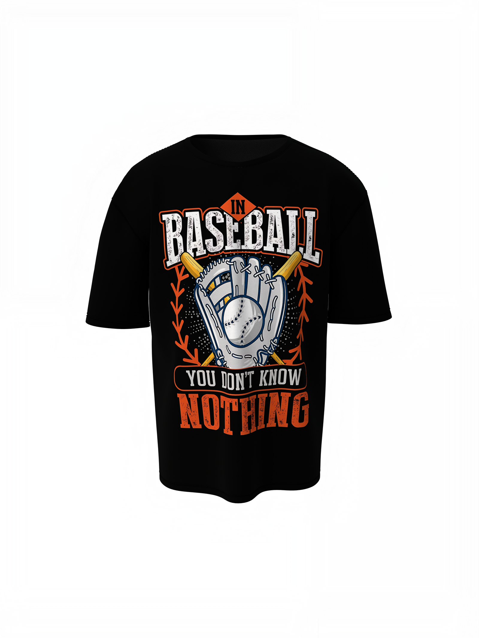 Baseball Match Oversized T-Shirt