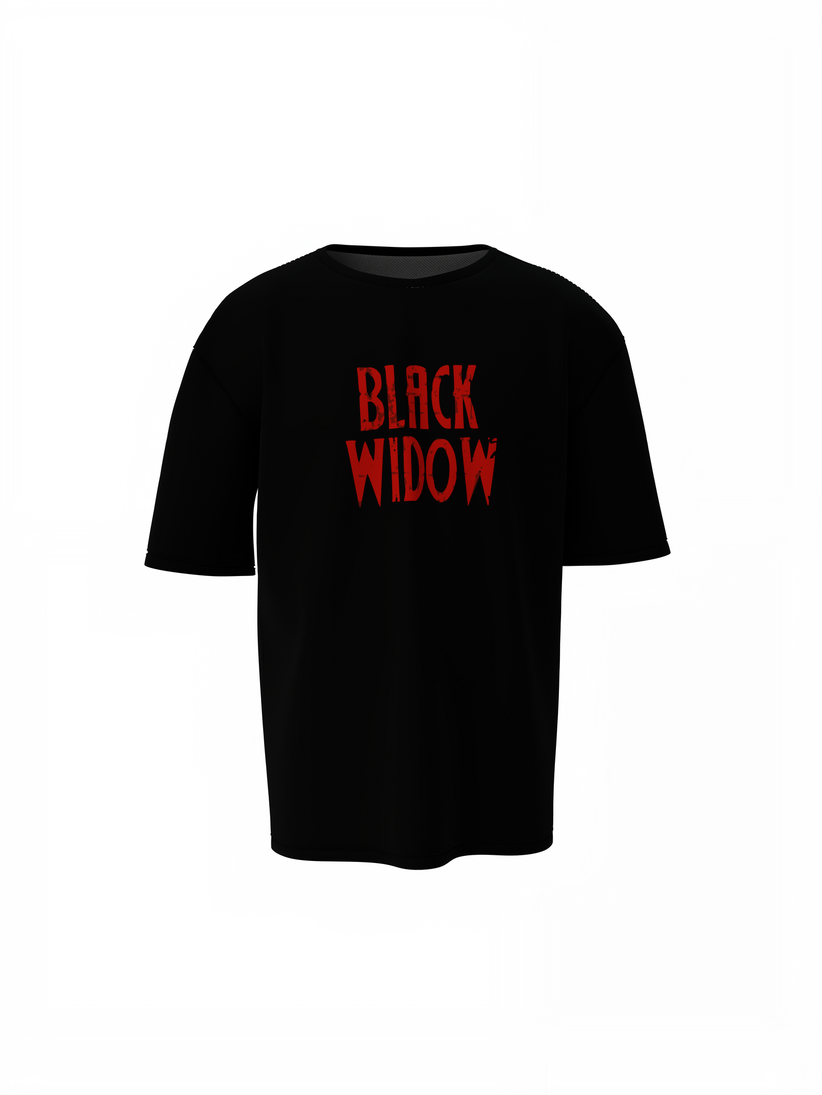 Black Widow Oversized T-Shirts