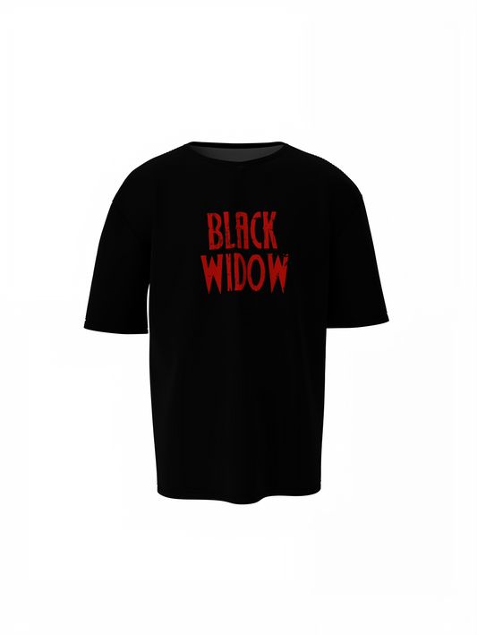 Black Widow Oversized T-Shirts