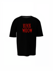 Black Widow Oversized T-Shirts