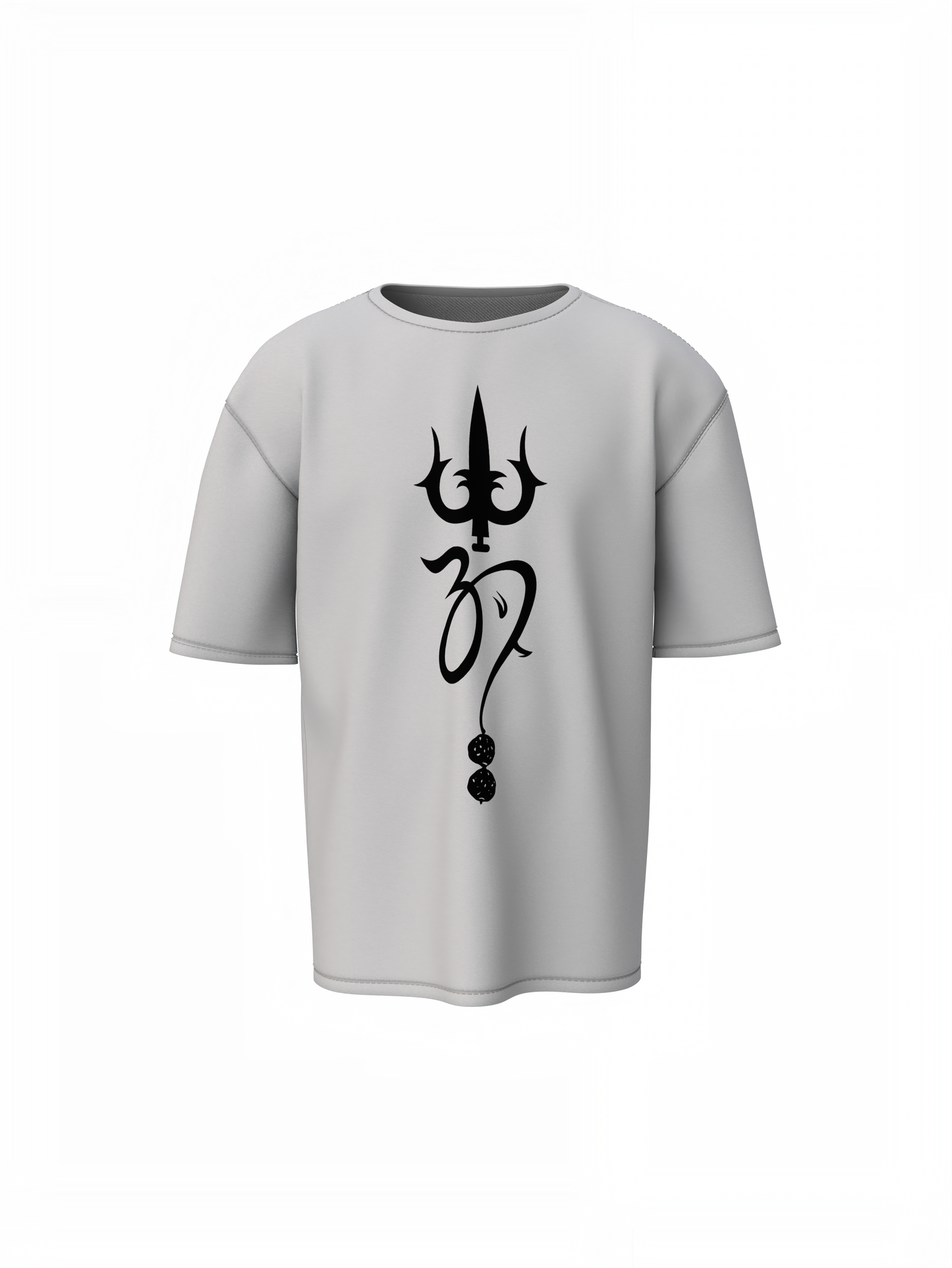 Trishul And Om Oversized T-Shirts
