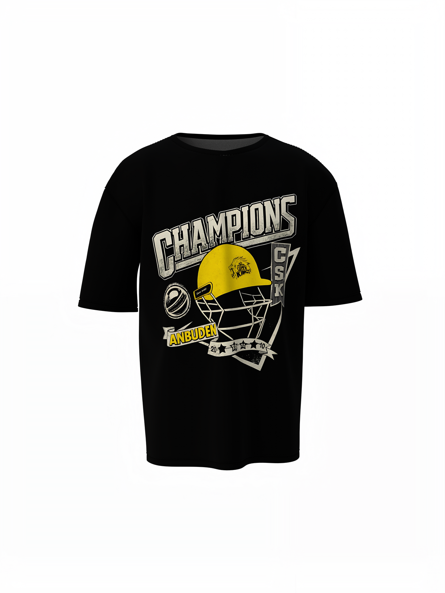 Champions Csk Oversized T-Shirts