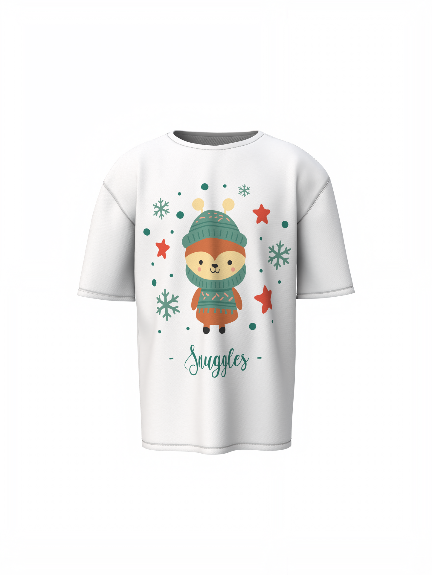 Snuggles Oversized T-Shirts for Cozy Cute Casual Wear Style