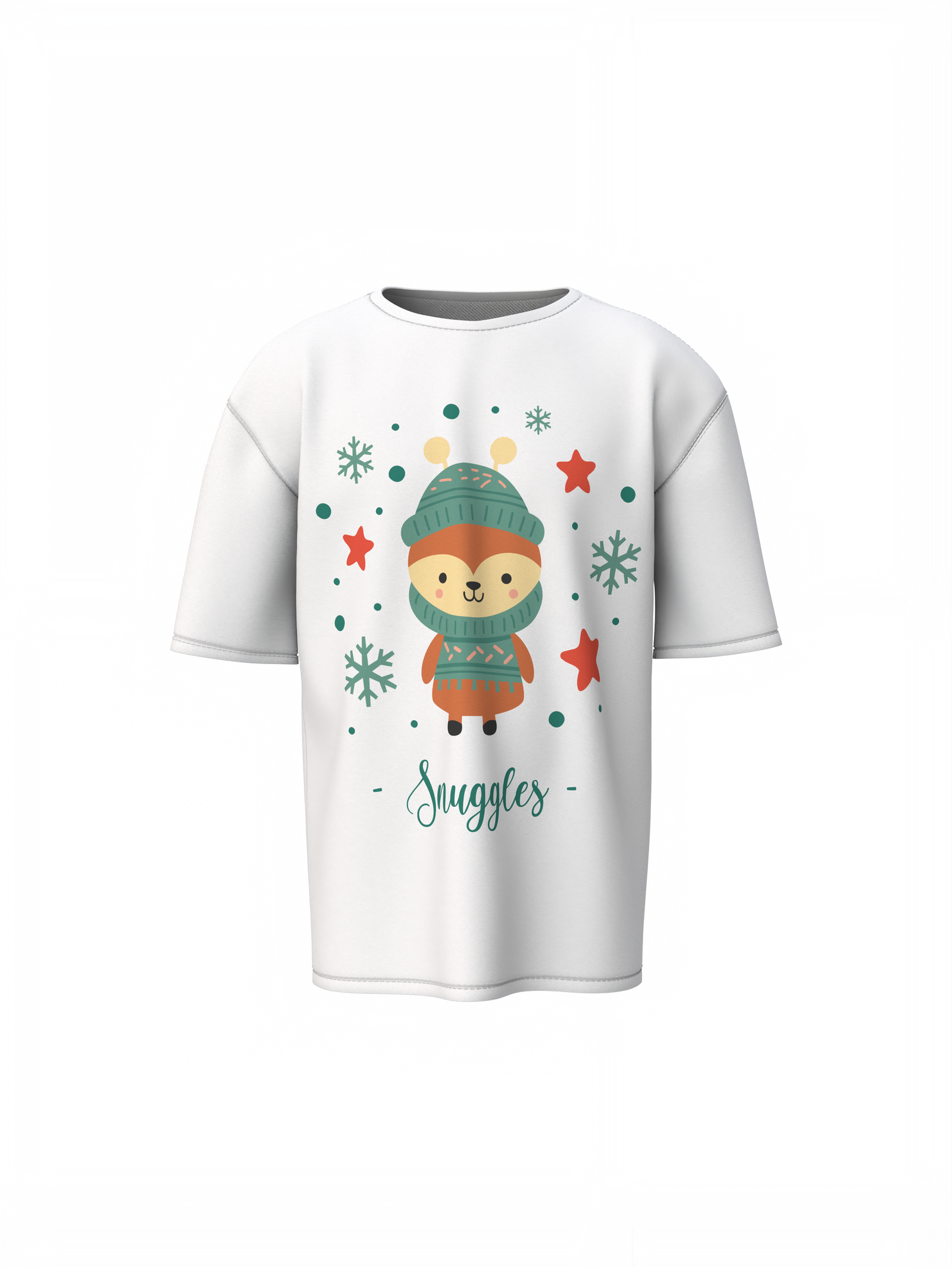 Snuggles Oversized T-Shirts for Cozy Cute Casual Wear Style