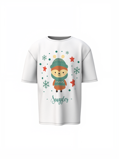 Snuggles Oversized T-Shirts for Cozy Cute Casual Wear Style