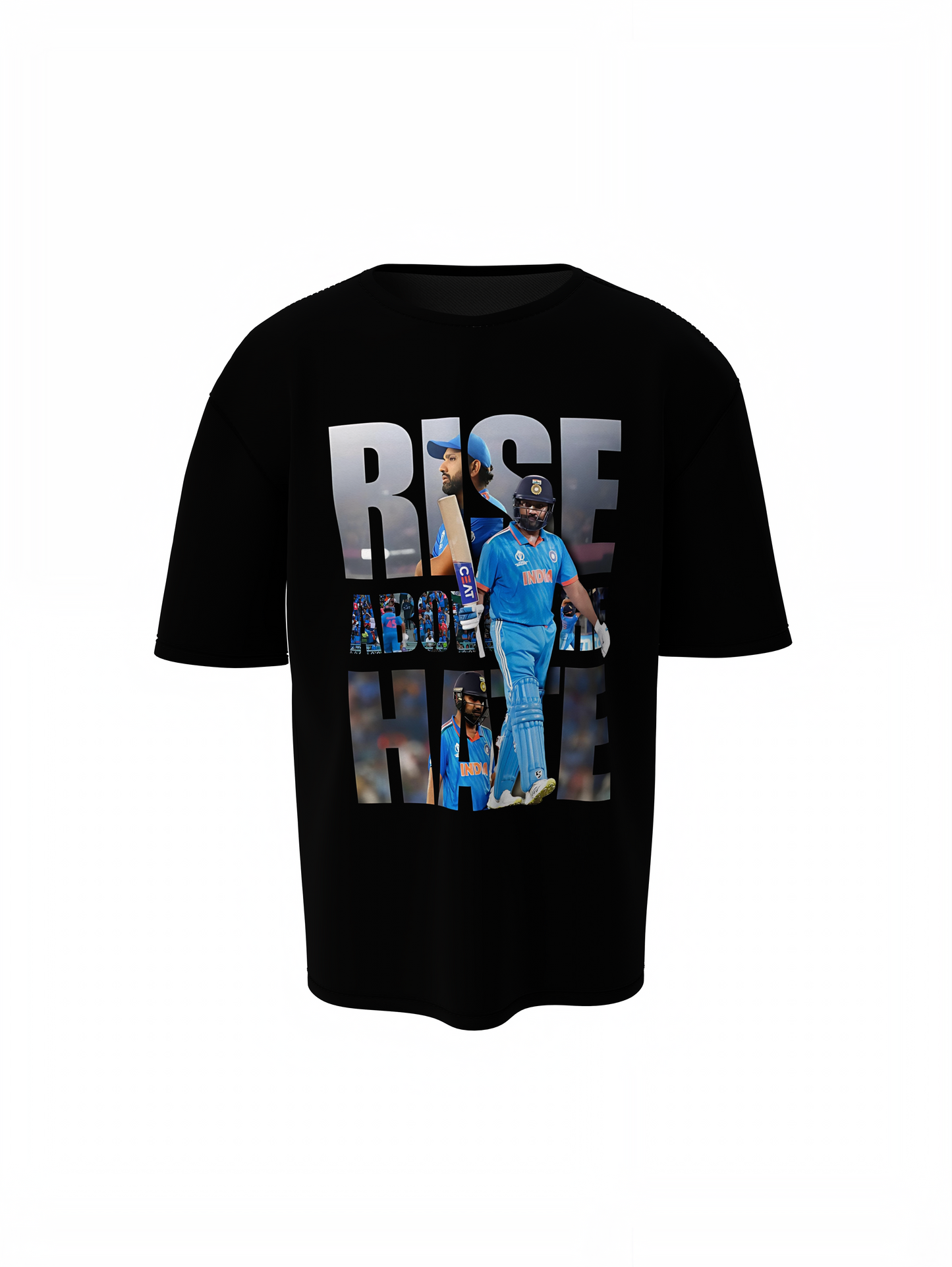 Rise Above He Hate Oversized T-Shirts