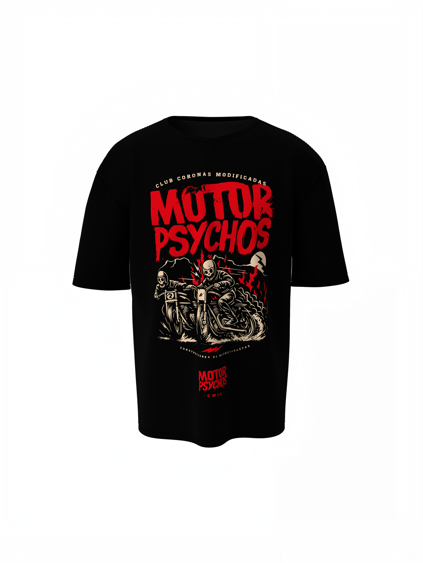 Motor Psychos Oversized T-Shirts – Edgy Biker Streetwear Style
