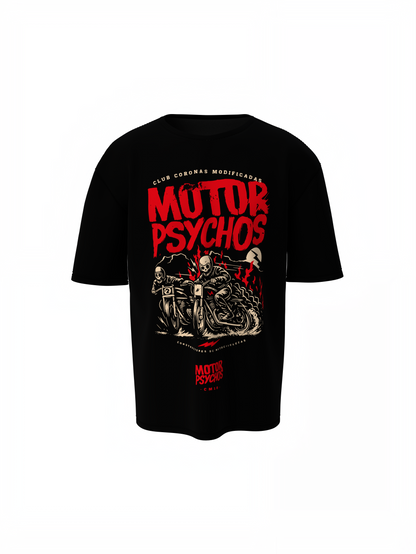 Motor Psychos Oversized T-Shirts – Edgy Biker Streetwear Style