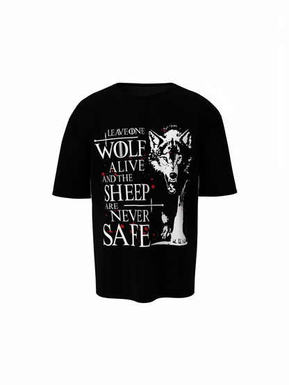 Wolf Graphic oversized T-Shirts