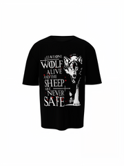 Wolf Graphic oversized T-Shirts