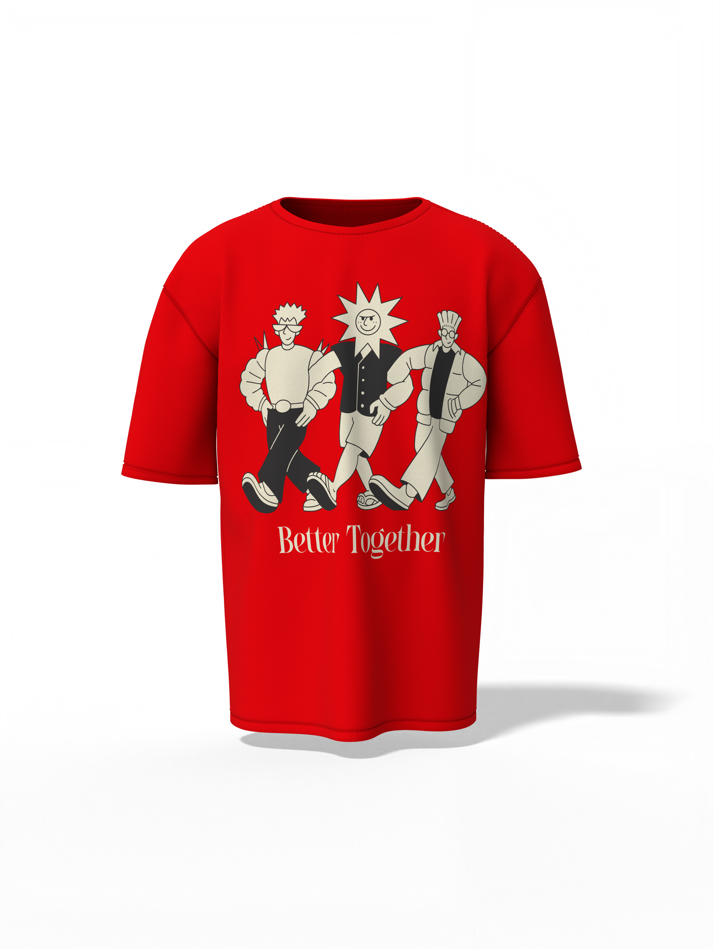 Better Together Oversized T-Shirt Comfortable Streetwear