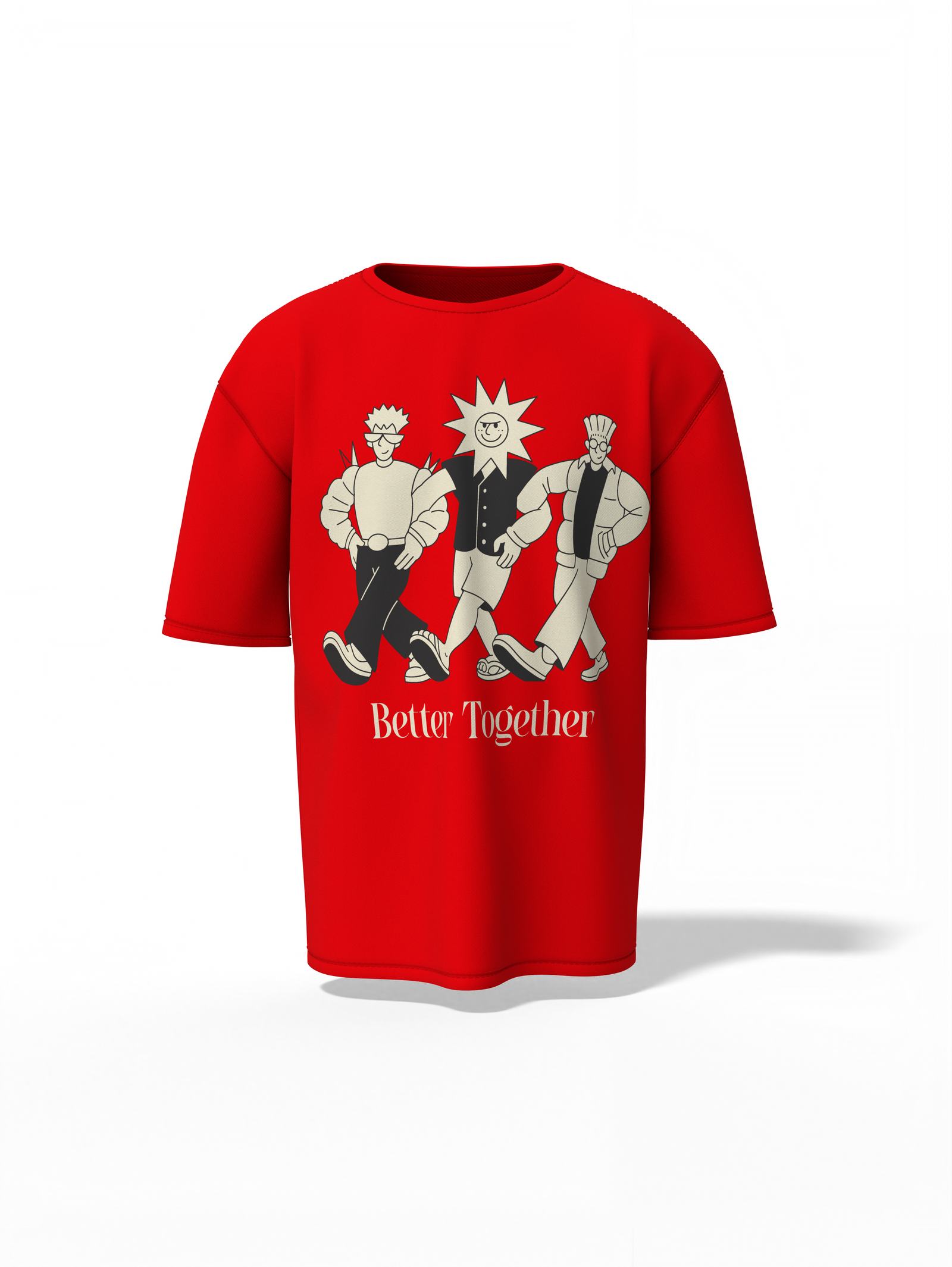 Better Together Oversized T-Shirt Comfortable Streetwear