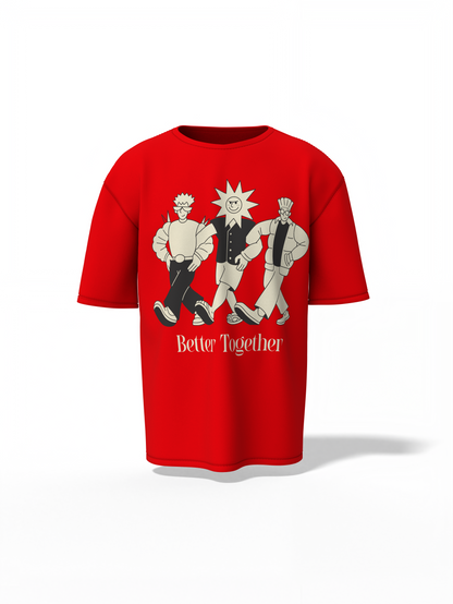 Better Together Oversized T-Shirt Comfortable Streetwear