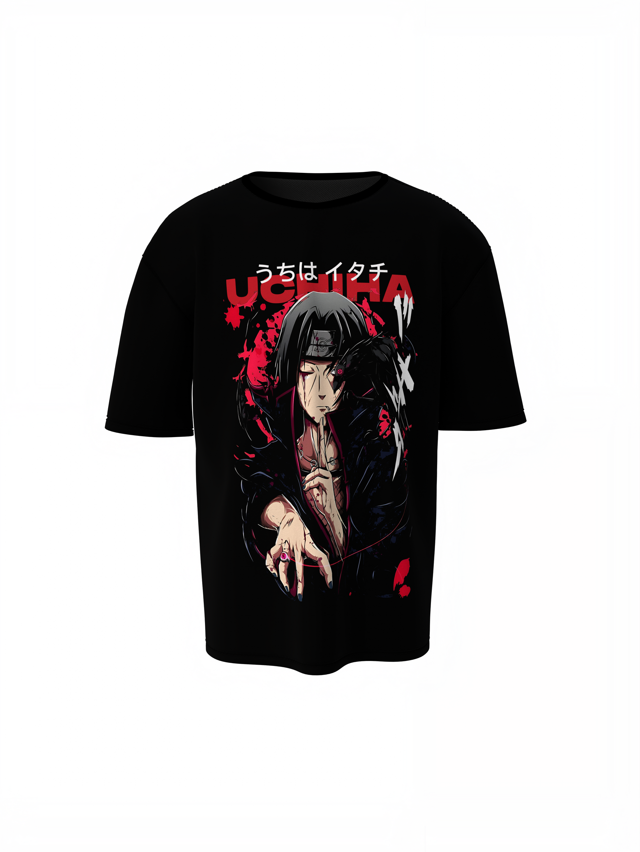 Uchiha Anime Oversized T-Shirt