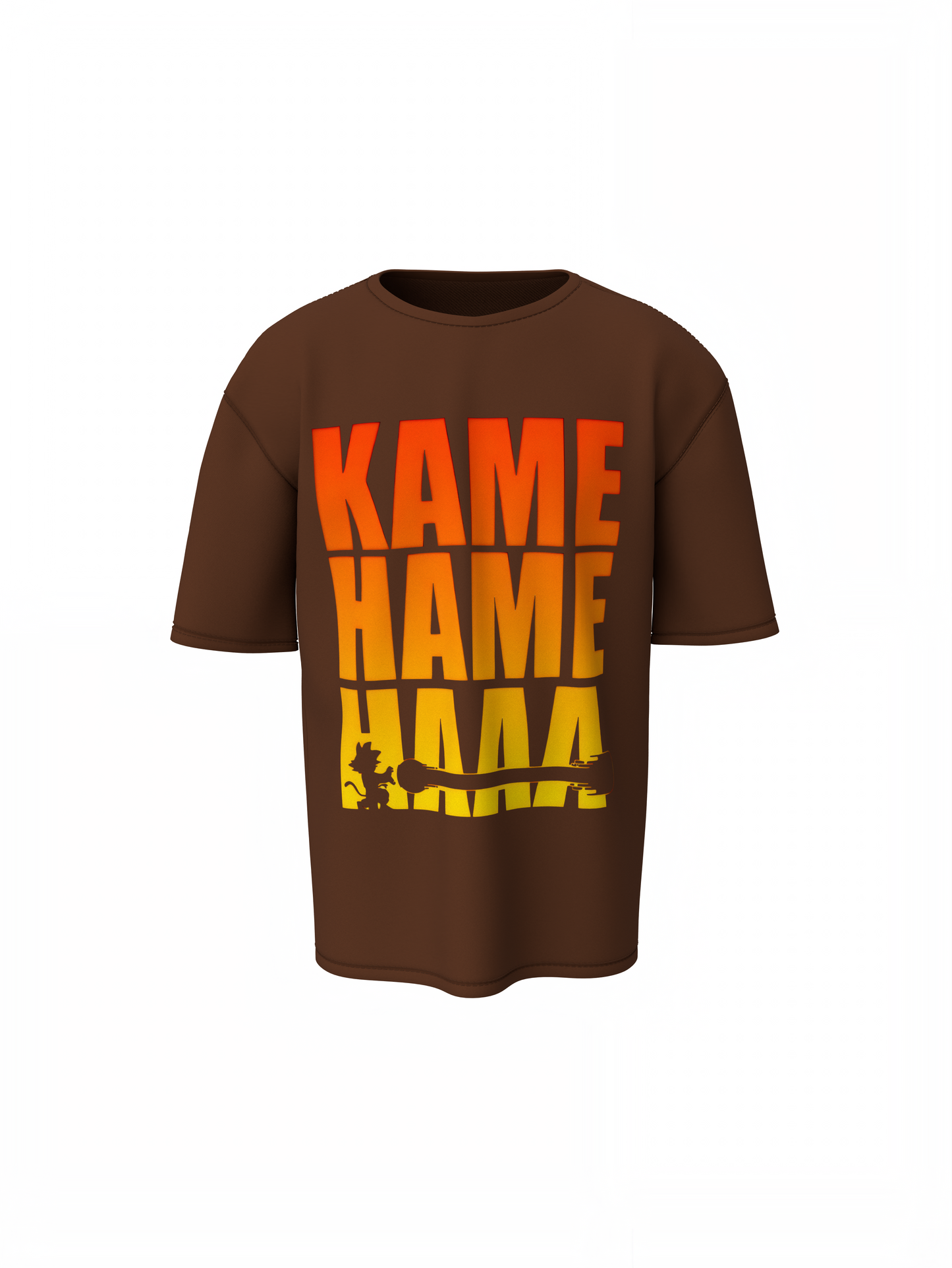 Kame Hame Haa Oversized T-Shirt – Iconic Goku Attack Tee