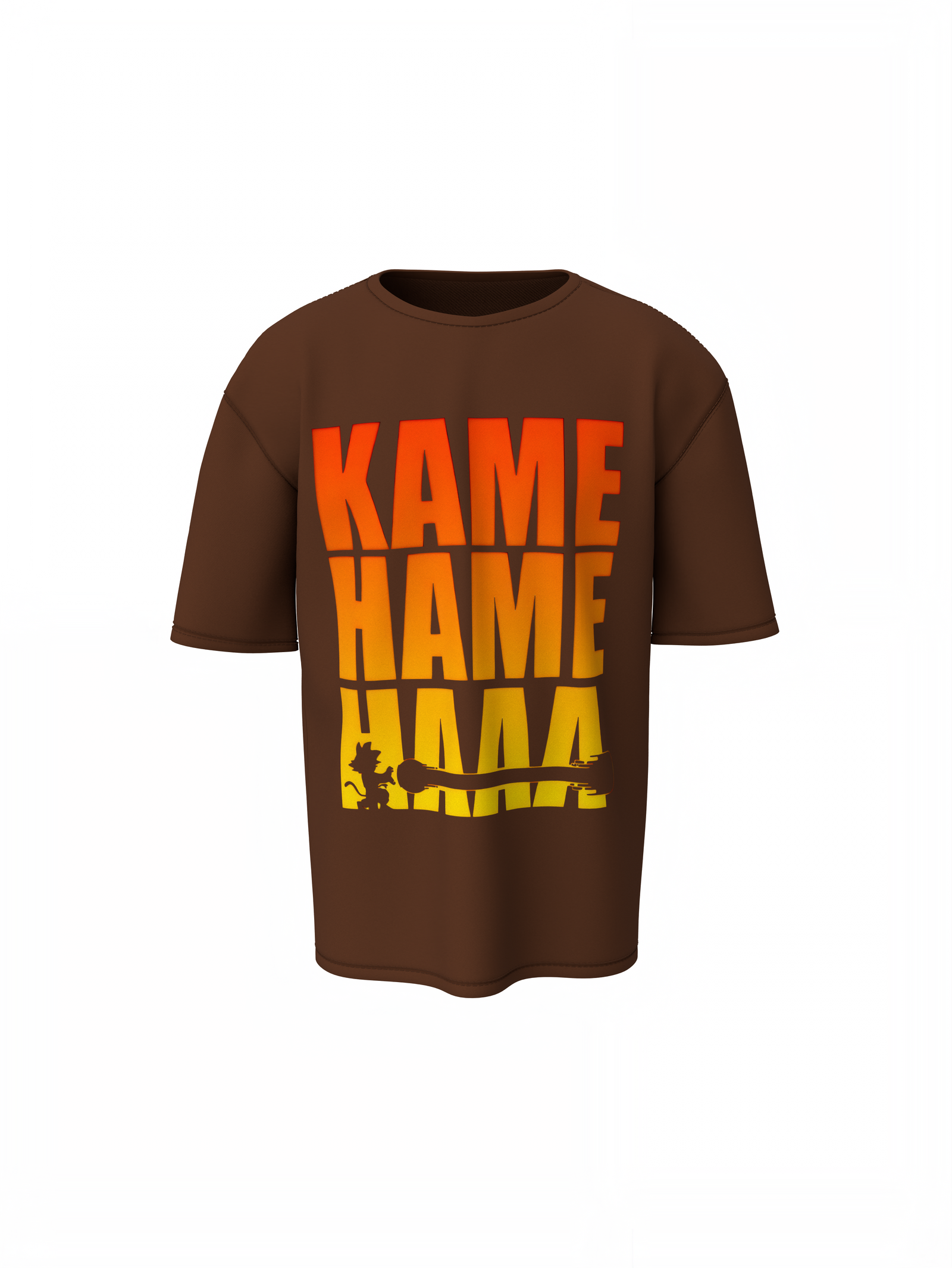 Kame Hame Haa Oversized T-Shirt – Iconic Goku Attack Tee