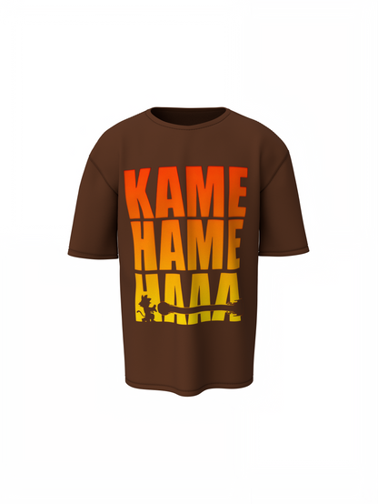 Kame Hame Haa Oversized T-Shirt – Iconic Goku Attack Tee