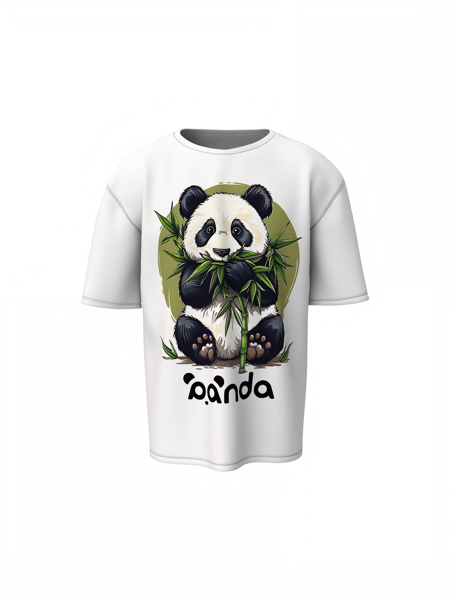 Chill Panda Oversized T-Shirt Cute Trendy Streetwear