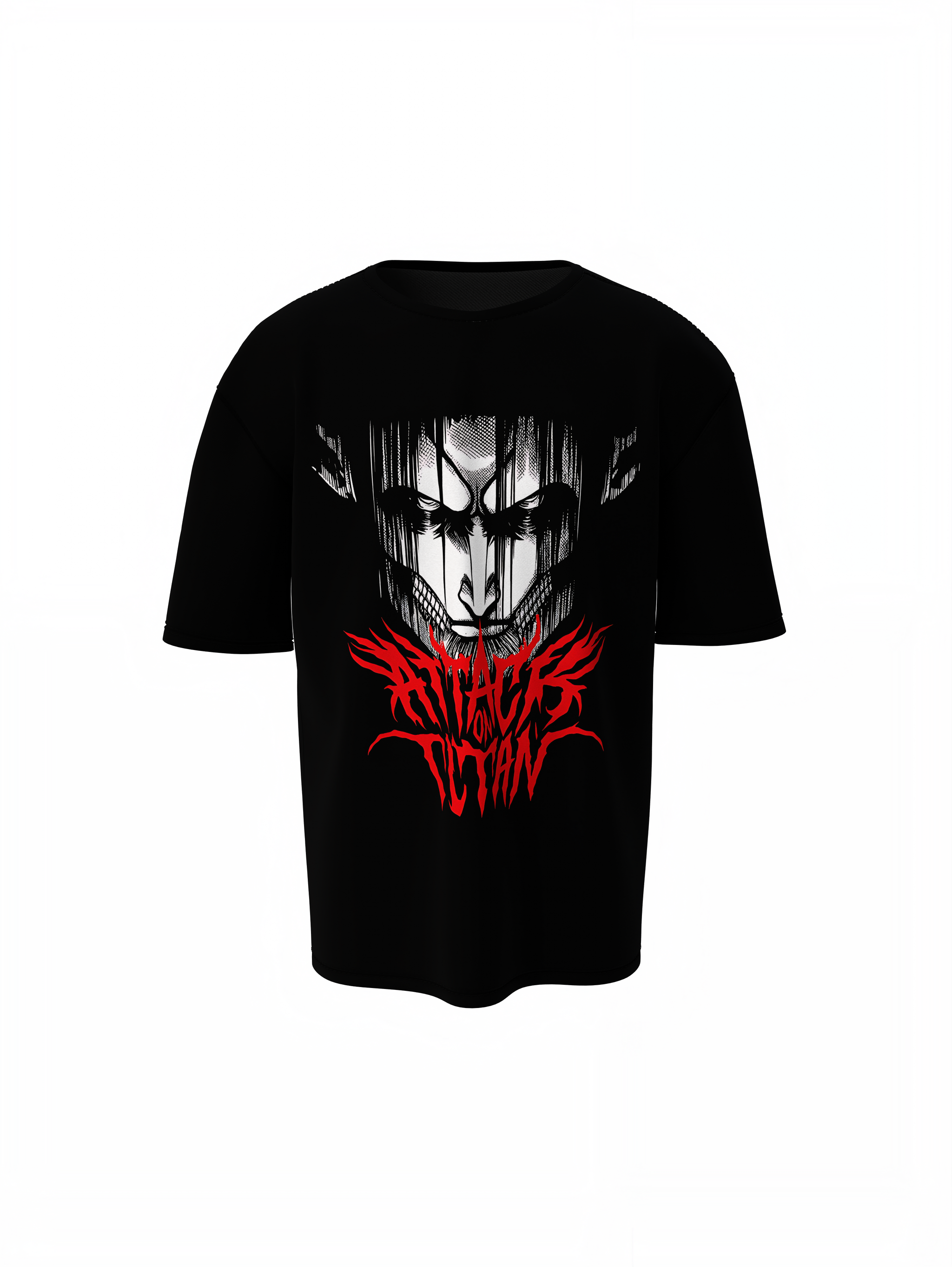 Titan Face Oversized T-Shirts