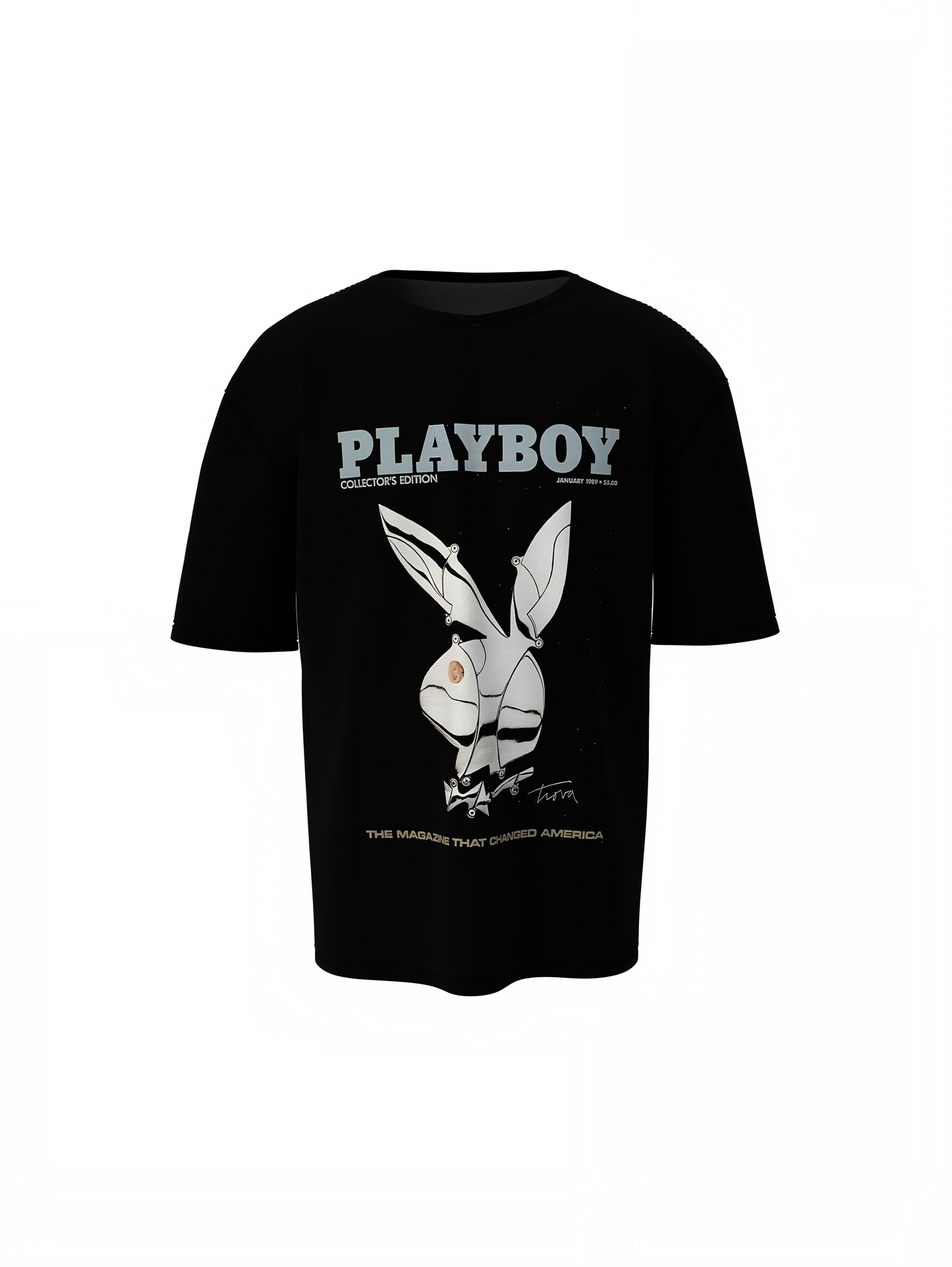 Playboy Oversized T-Shirt – Trendy Casual Streetwear Tee