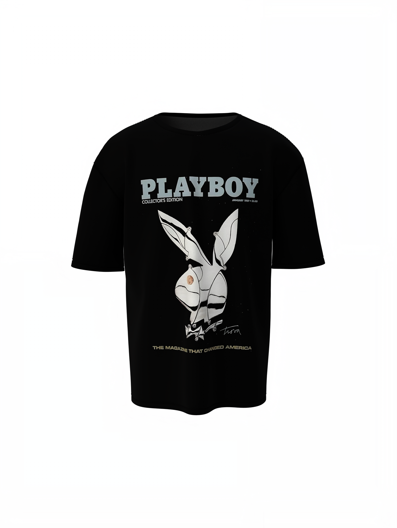 Playboy Oversized T-Shirt – Trendy Casual Streetwear Tee