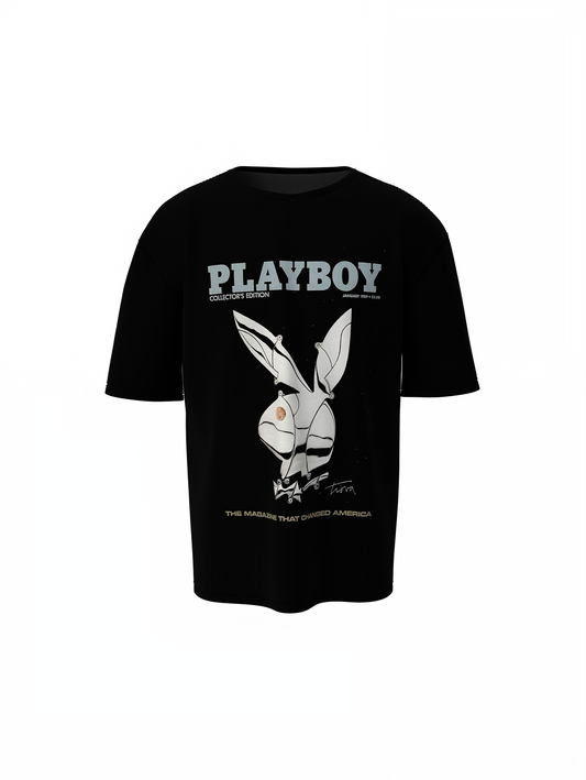 Playboy Oversized T-Shirt – Trendy Casual Streetwear Tee