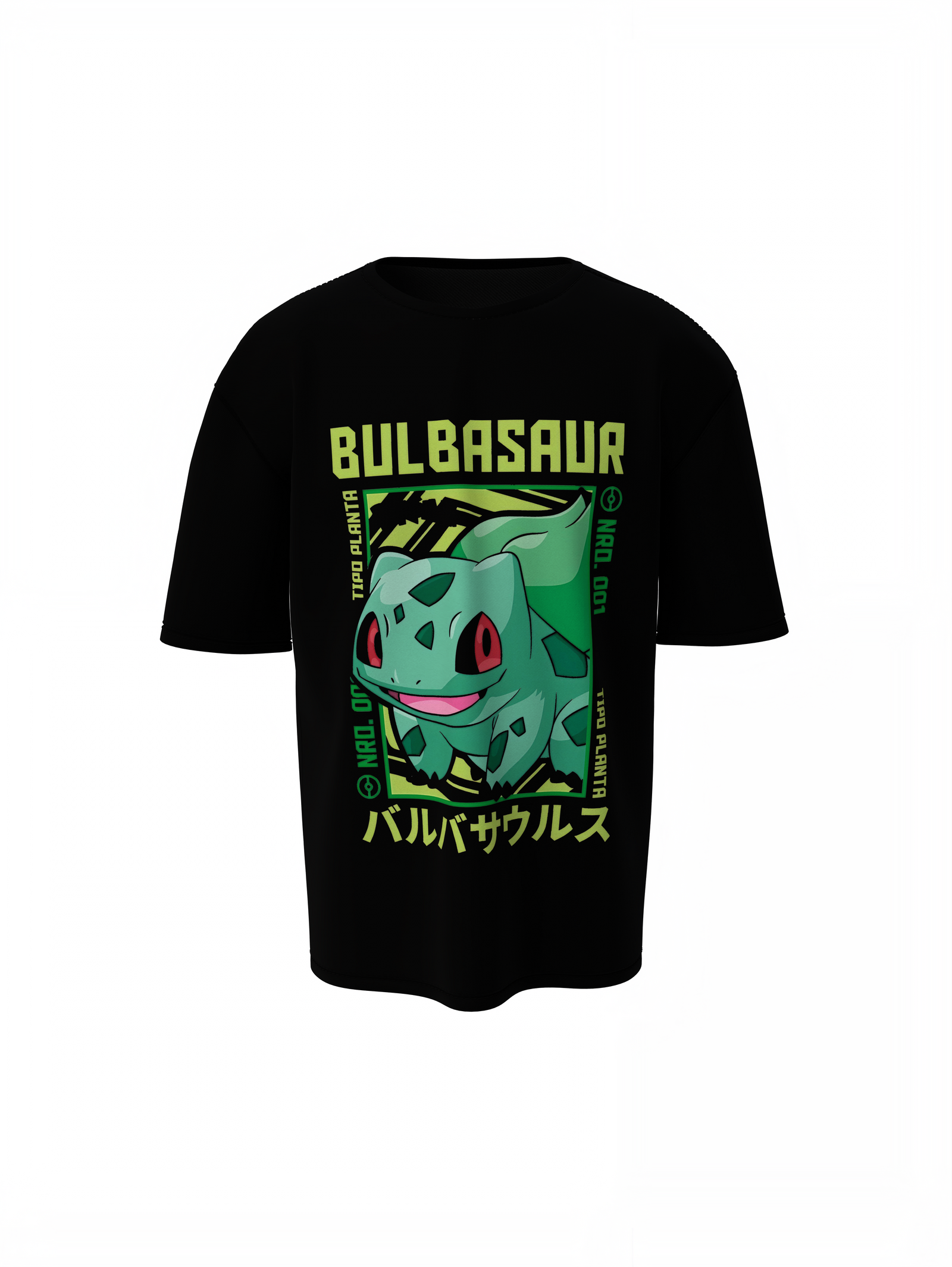 Bulbasaur Oversized T-Shirts – Cool Grass Pokemon Streetwear