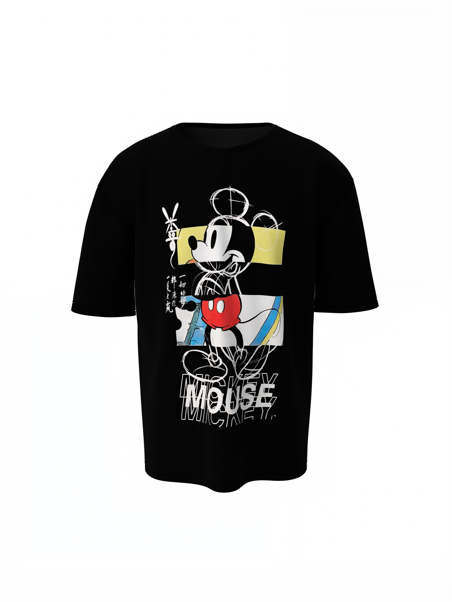 Mickey Skech Oversized T-Shirts