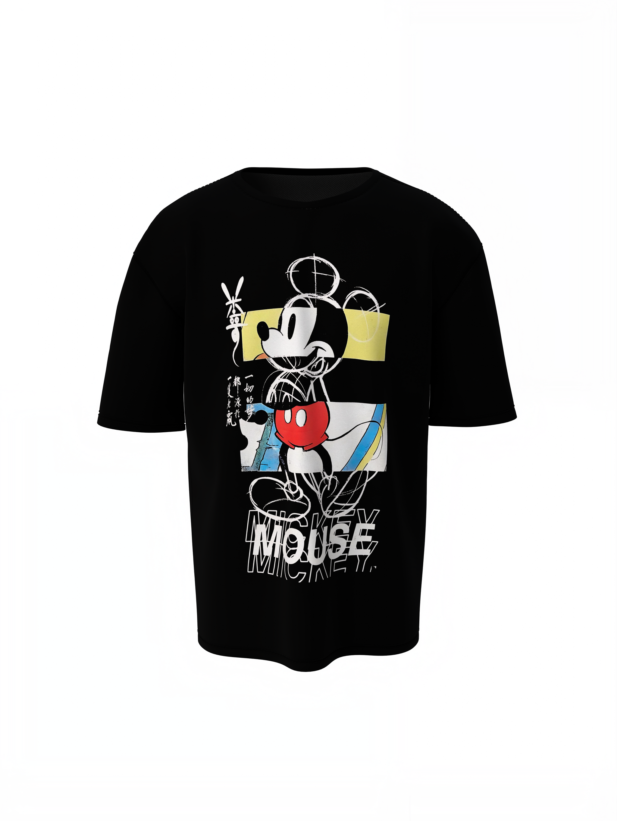 Mickey Skech Oversized T-Shirts