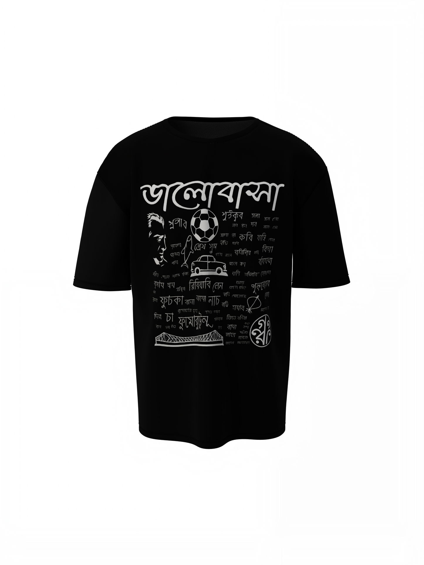 Bengali Culture Oversized T-Shirts Heritage Streetwear Style