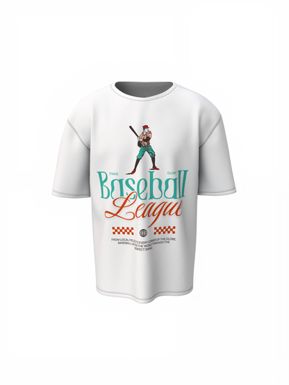 Baseball League Oversized T-Shirt