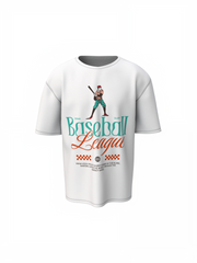 Baseball League Oversized T-Shirt