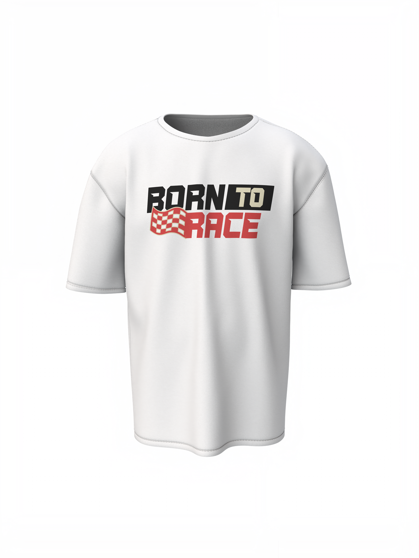 Born To Rider Oversized T-Shirts