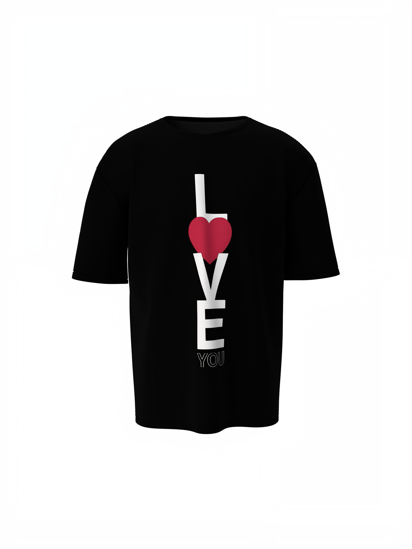 Boyfriend Love Graphic Oversized T-Shirt Bold Streetwear