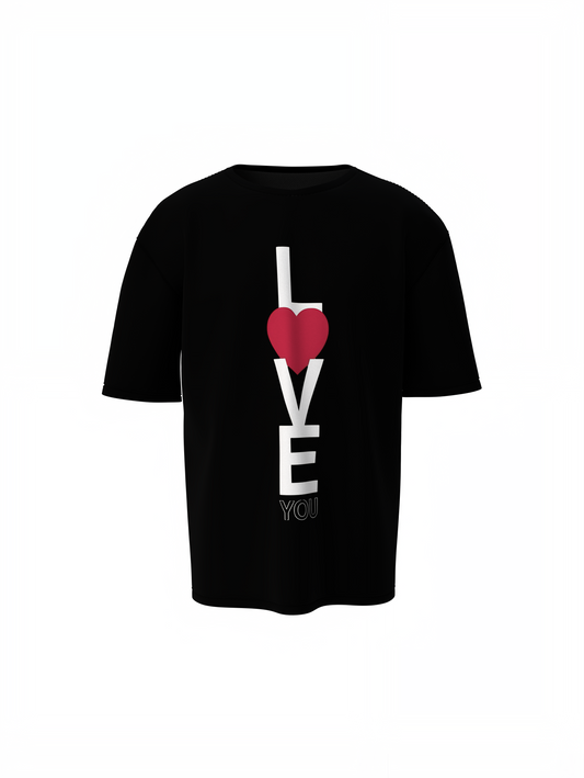 Boyfriend Love Graphic Oversized T-Shirt Bold Streetwear