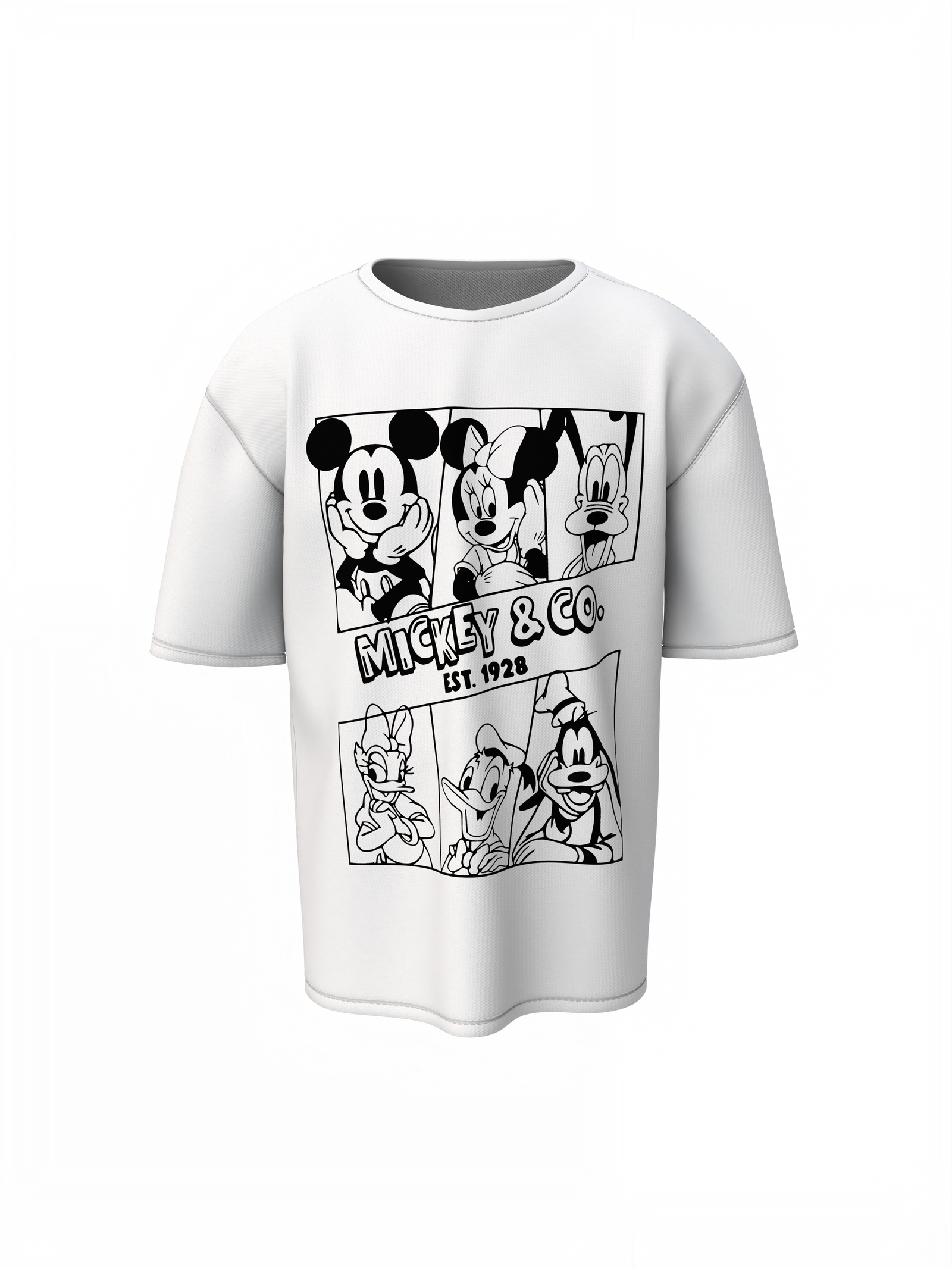 Mickey And Friends Oversized T-Shirts