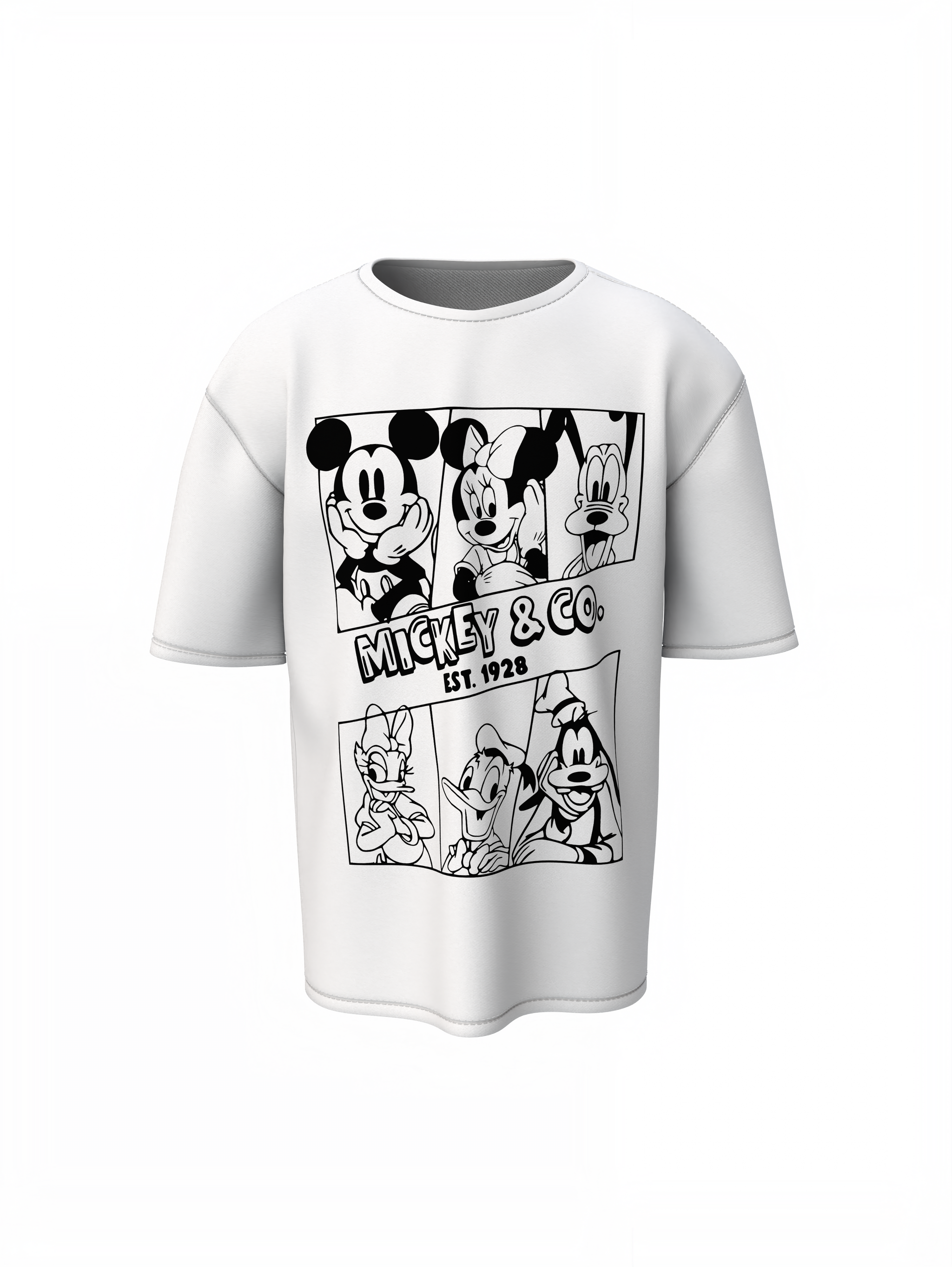 Mickey And Friends Oversized T-Shirts